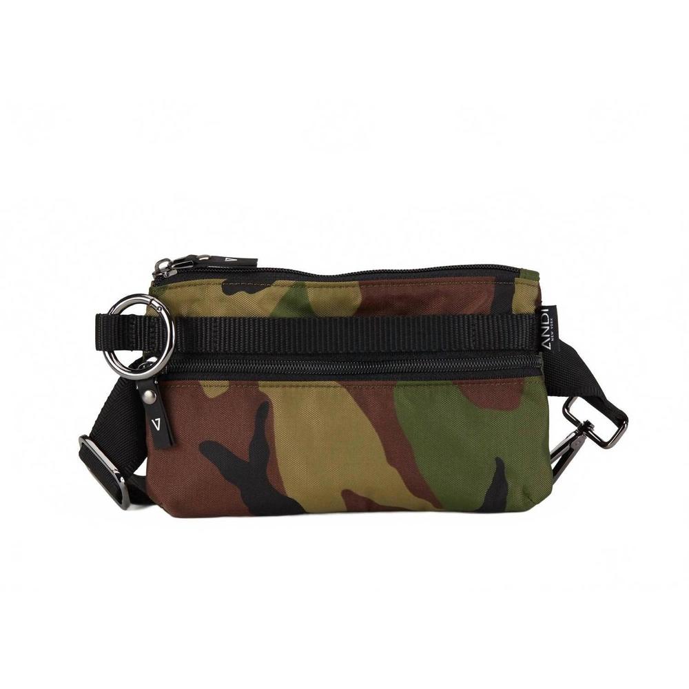NEW ANDI women's urban crossbody bag in camo/black